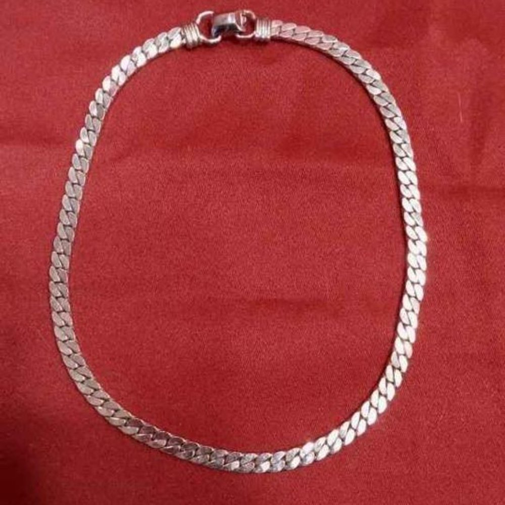 VINTAGE CORO SIGNED GOLD TONE WIDE LINK CHOKER 1945